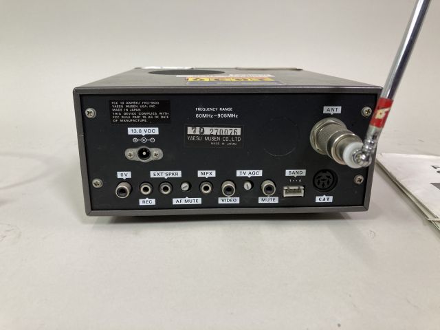 782485-3 Yaesu FRG-9600 VHF/UHF Communications Receiver
