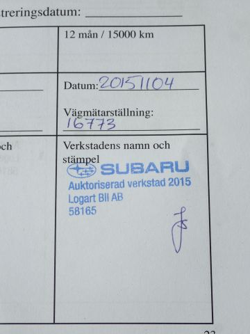 753071-97 SUBARU, BM/BR LEGACY, 2014, 170 hk