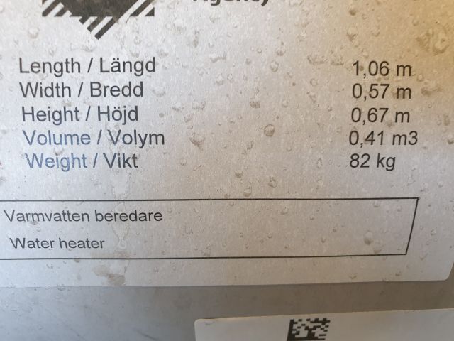 724132-9 Compact 3000 RV water heater