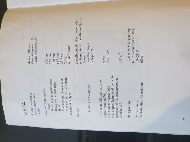 783265-8 Varmluftsaggregat 11A