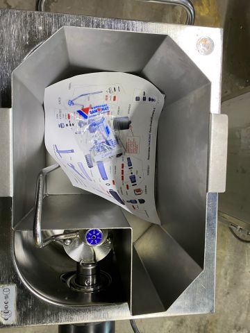 771583-4 Cream blower Sanomat Euro Plus S. Newly served, new gaskets. Extra packing kit included