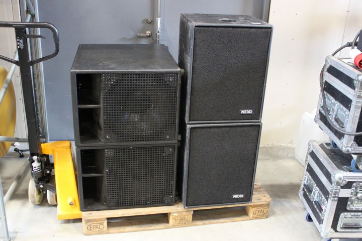 625280-3 Kit with 2x Nexo PC1000 tops, 2x Sound Precision 1x15 "bass