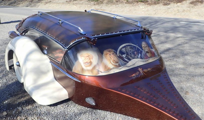 689177-7 Oldsmobile 88 -1958 & husvagn