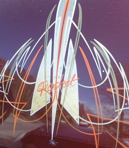 689177-14 Oldsmobile 88 -1958 & husvagn