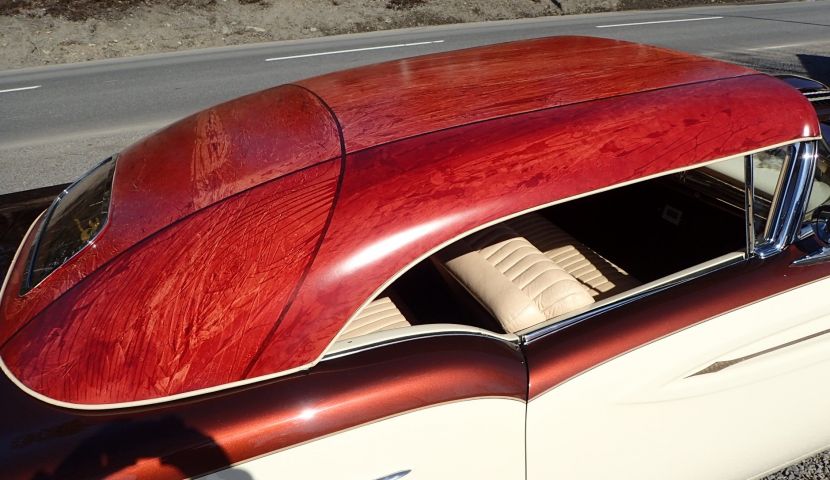 689177-20 Oldsmobile 88 -1958 & husvagn