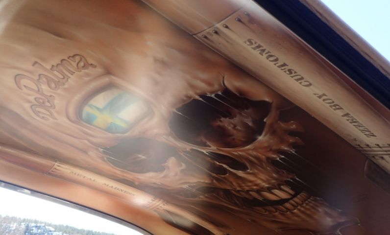 689177-33 Oldsmobile 88 -1958 & husvagn