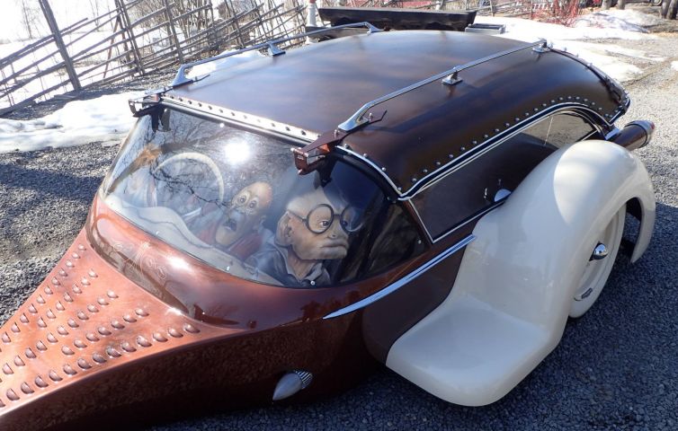 689177-43 Oldsmobile 88 -1958 & husvagn