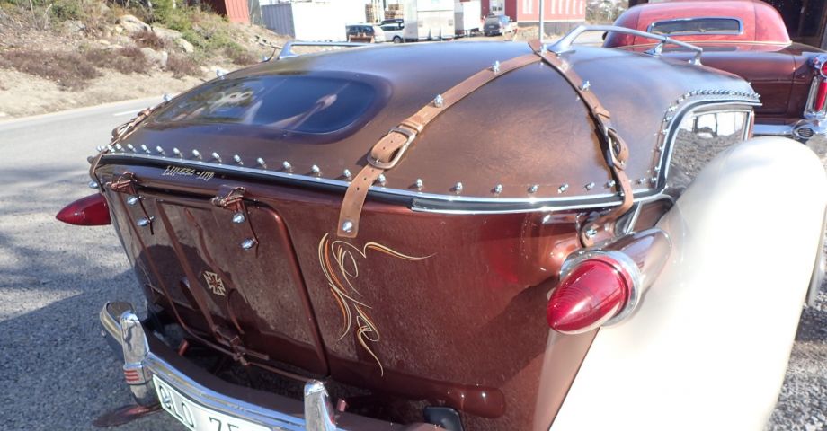 689177-52 Oldsmobile 88 -1958 & husvagn