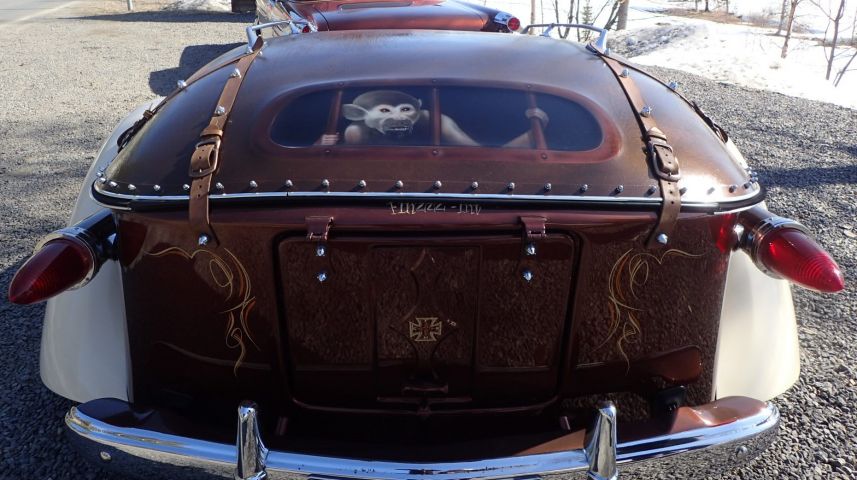 689177-87 Oldsmobile 88 -1958 & husvagn