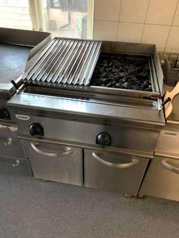 747223-6 Lavastensgrill Tecnoinox 90, 2 zones - 80x90x90 cm