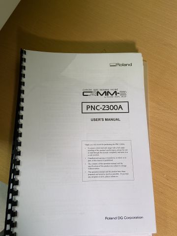 763746-5 Roland PNC-2300A Engraving machine