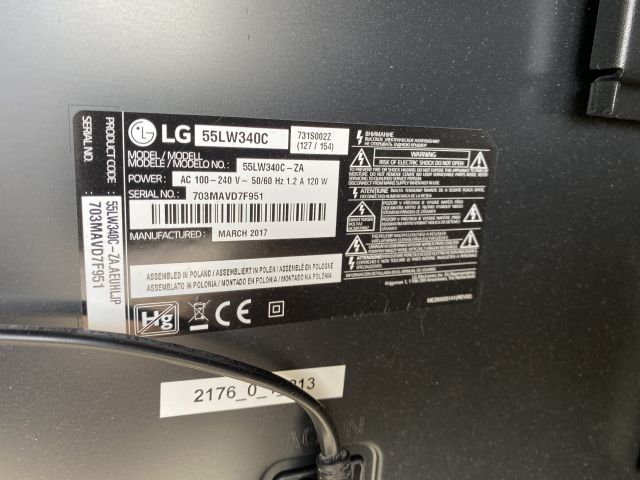 744799-5 TV - LG - 55 "- Model: 55LW340C