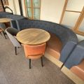 744825-4 U-sofas, 4 pcs with table and eight chairs