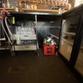 744841-16 Bar counter at an angle of approx. 407x250 cm - as well as back bar shelves and accessories