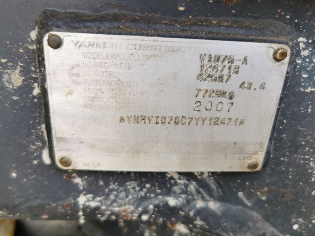 783619-24 Track excavator Yanmar Global Vio 75 -2007