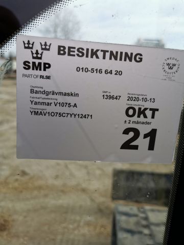 783619-34 Track excavator Yanmar Global Vio 75 -2007