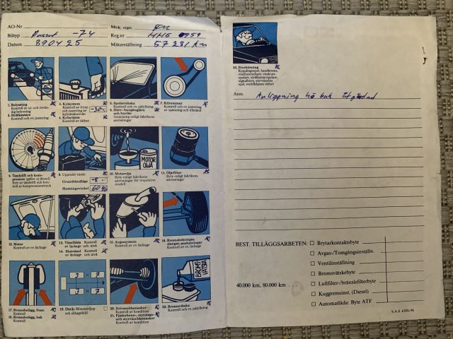 784928-86 Volkswagen Passat L 321 -1974