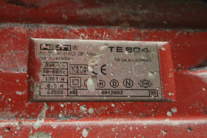 728740-8 Car machine / chisel hammer - Hilti - TE 804