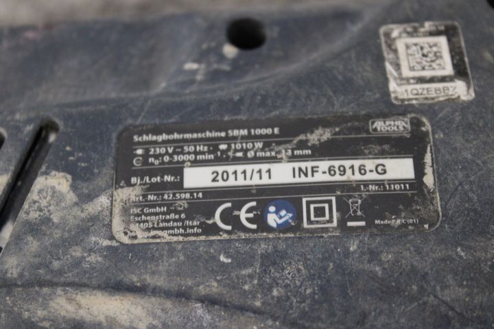 728760-12 Overhead cutter & percussion drill - Serva & Alpha Tools - ÖHF1010 & SBM 1000E