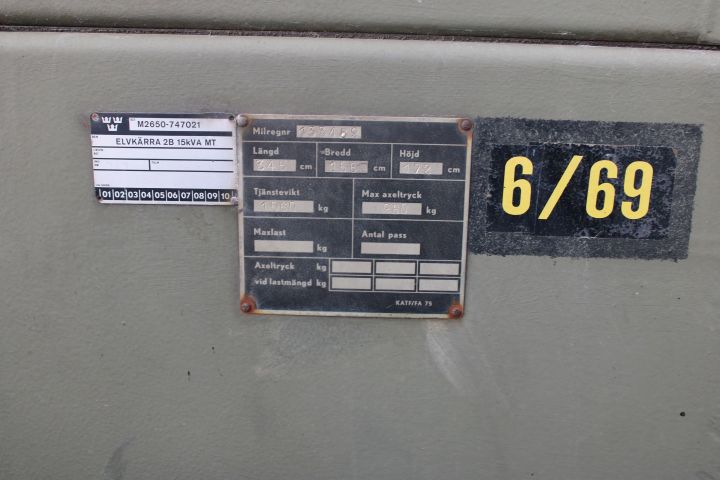 763754-15 Power plant trailer 2B 15 KVA