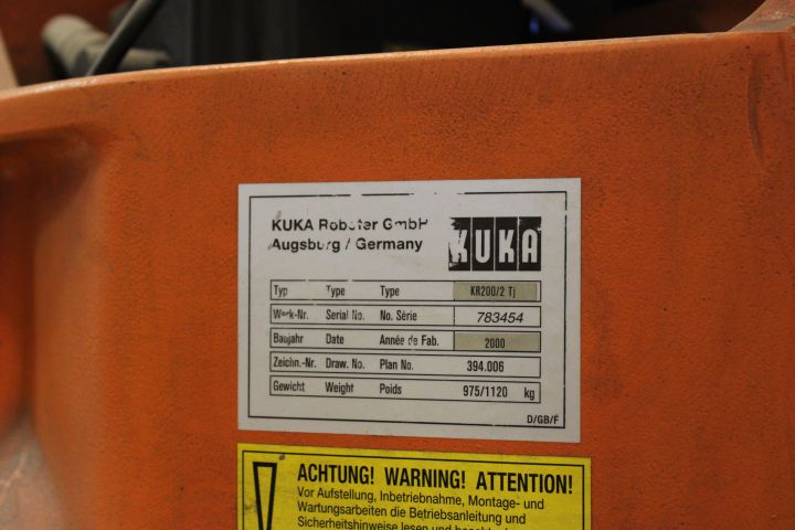 719640-6 Industrial robot, KUKA KR200 / 2 Tj
