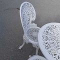 578499-4 Garden group in metal with table and 5 chairs