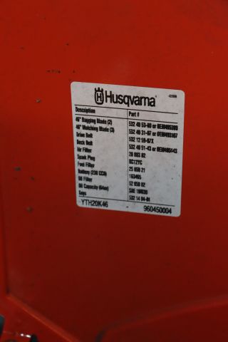 786579-16 Garden tractor Husqvarna YTH20K46