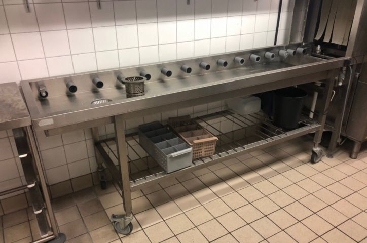 718744-5 Tunnel dishwasher Electrolux WT100 with conveyor belt
