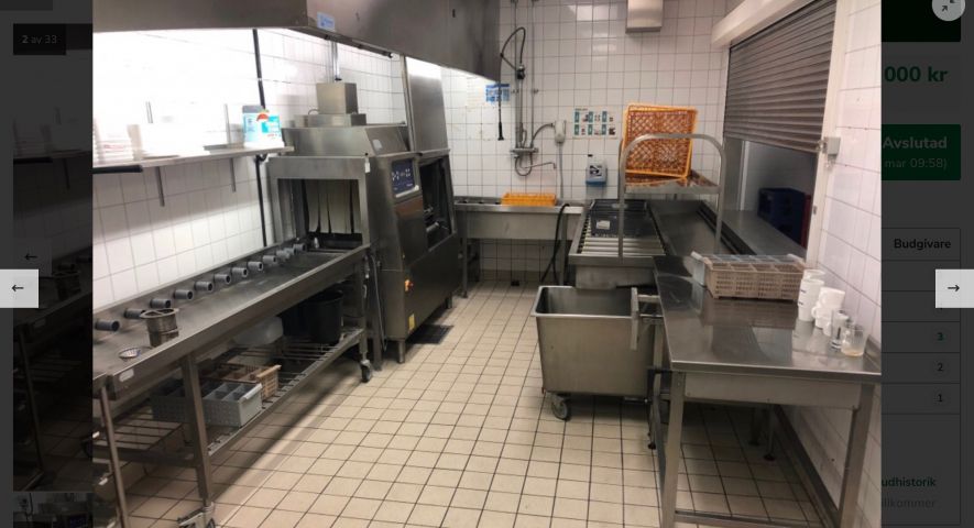 718744-2 Tunnel dishwasher Electrolux WT100 with conveyor belt