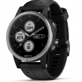 787323-1 Garmin Fenix 5S Plus Silver with Black Band