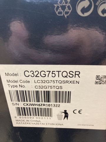 788551-3 Gaming screen Samsung 32 "Curved Odyssey C32G54TQ