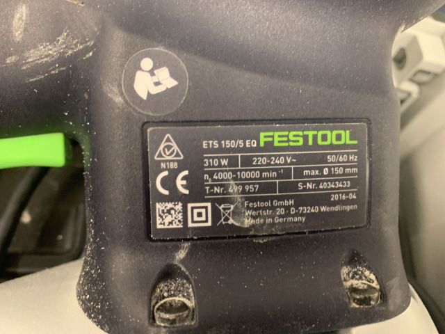 780912-4 Slipmaskin Festool ETS 150/5 EQ-Plus