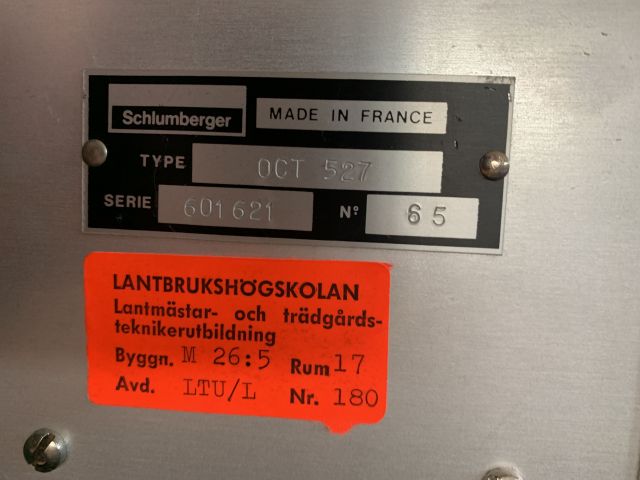 625379-3 Oscilloscope Schlumberger OCT 527
