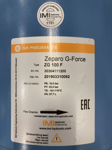 789262-2 Zeparo G-Force ZG 100 F