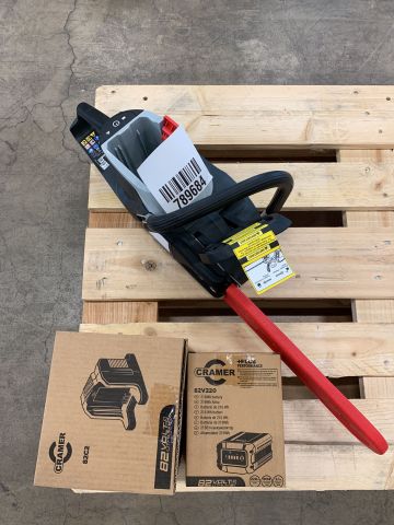 789684-2 Battery-powered chain saw Cramer 82CS25, with battery and charger