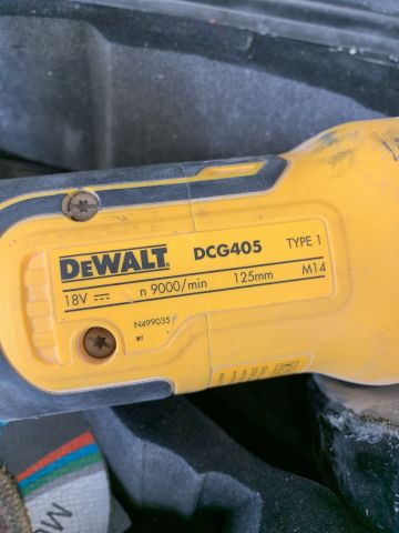 747361-6 Angle slip DeWalt DCG405