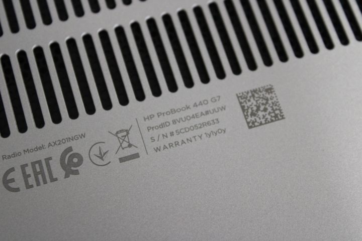 728780-10 Laptop & Docking Station - HP - ProBook 440 G7