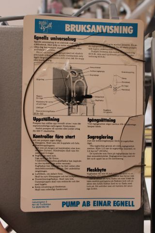 718803-9 Electric suction pump, older model