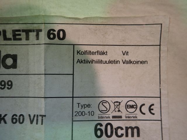 755636-3 Carbon filter fan CYLINDA POPULAR