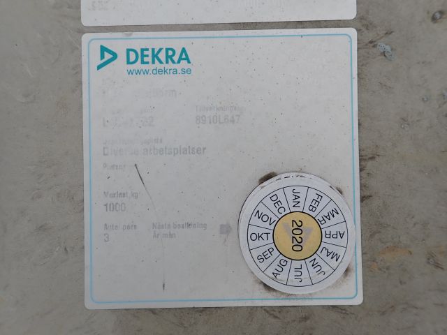 755615-25 Climbing platform Construction lift Hunnebeck MSM1000