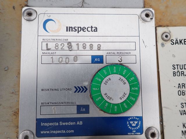 755615-26 Climbing platform Construction lift Hunnebeck MSM1000