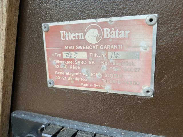 704344-2 Cabin boat - Uttern 720 - Repair object