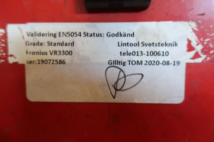 718944-8 Migsvets, Fronius Vario Synergic 4000 / VR3300