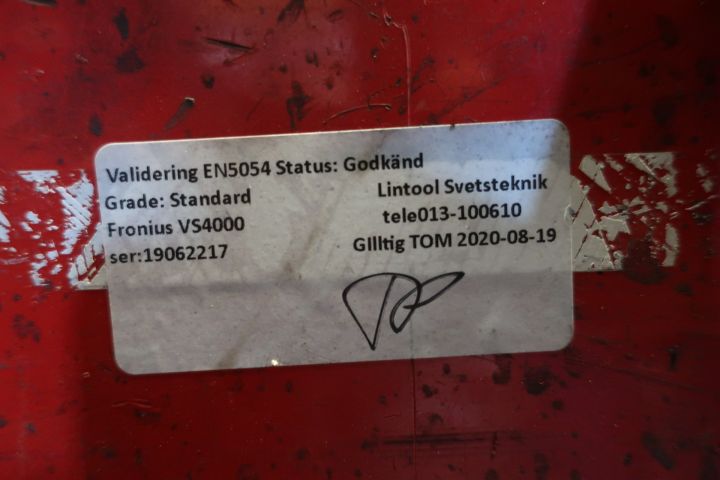 718944-9 Migsvets, Fronius Vario Synergic 4000 / VR3300