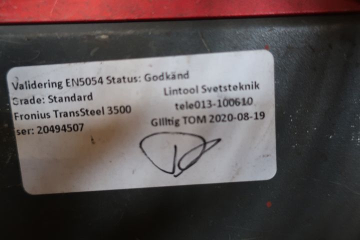 718945-17 Migsvets Fronius Transsteel 3500 / VR5000