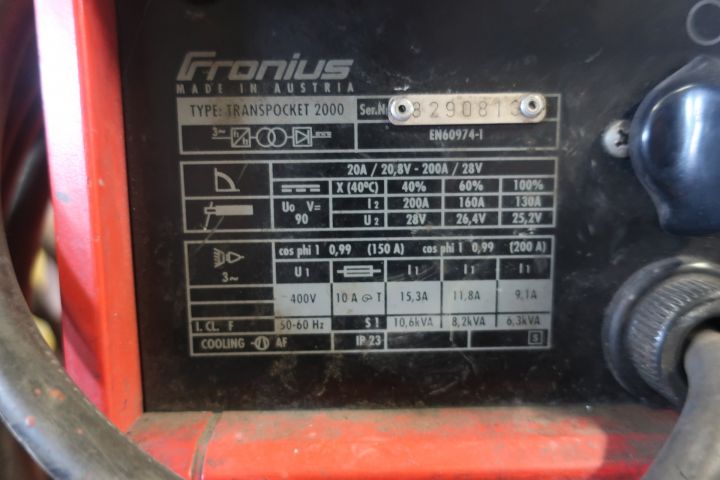 718955-3 Elsvets, Fronius Transpocket 2000