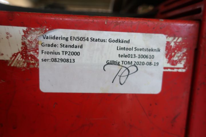 718955-8 Elsvets, Fronius Transpocket 2000