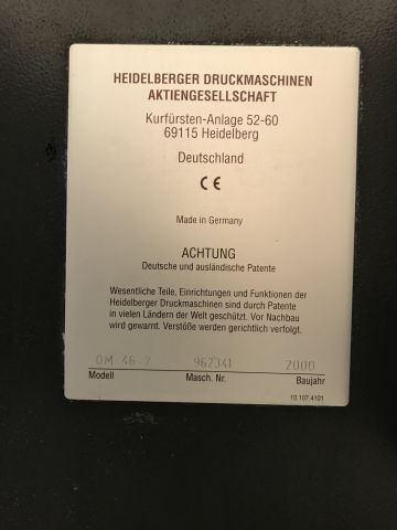 763759-6 Heidelberg Quickmaster QM 46-2, 2-color SRA3 -2000