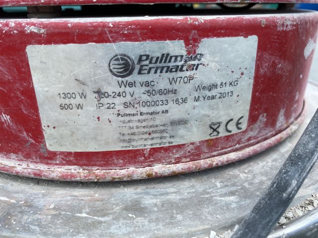 745642-6 Wet vacuum cleaner - Pullman Ermator - Wet vac W70p