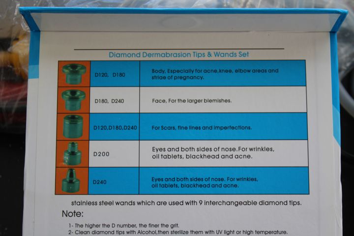 746792-14 Facial Peeling Machine - Diamond Micro Dermabrasion, incl. accessories